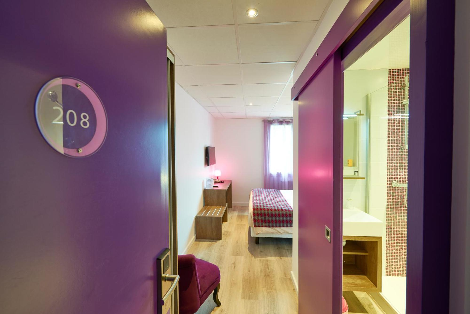 Cozy Hotel Logis Morlaix Plouigneau Room photo
